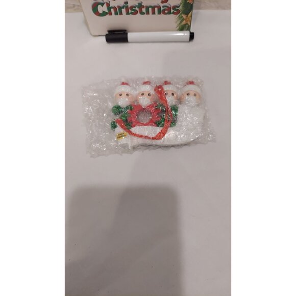 2020 Stay at Home Personalizable Christmas Ornament With Pen Set of 2 Keepsake - Picture 4 of 6